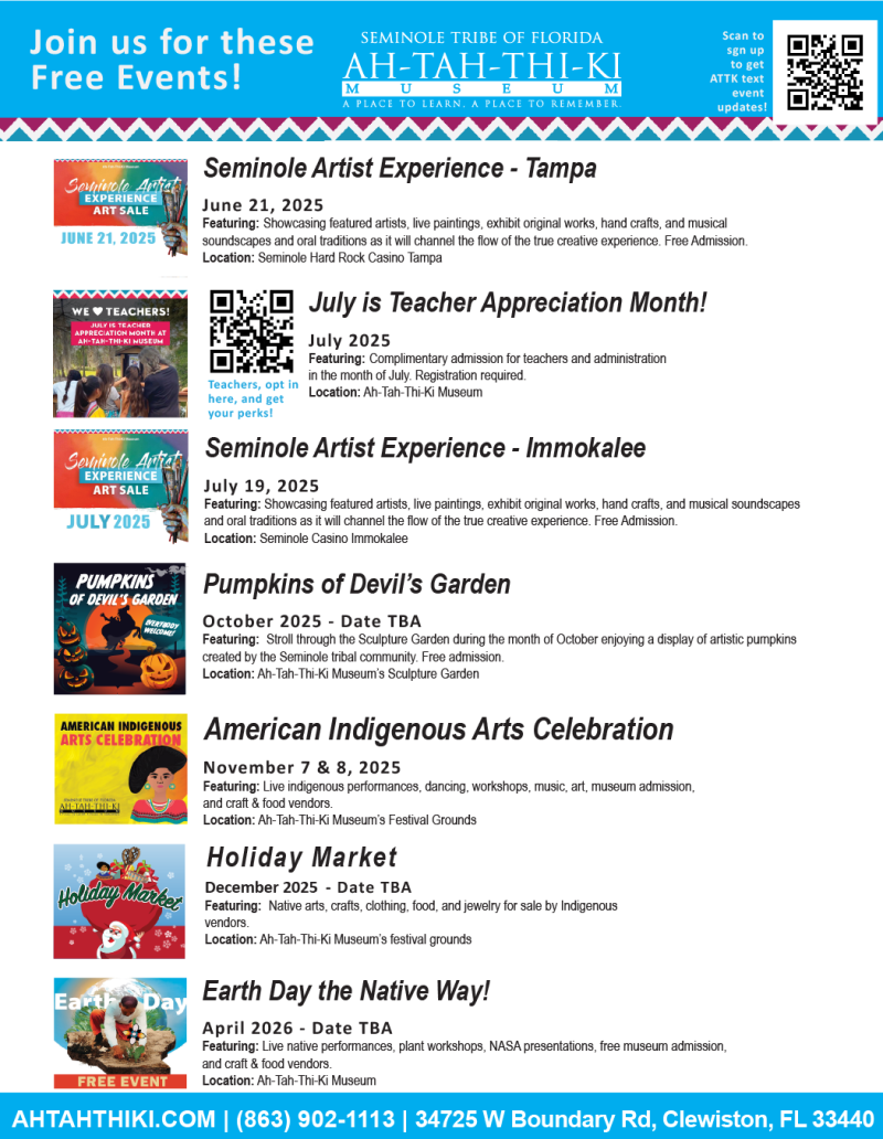 ATTK Event Calendar 2025