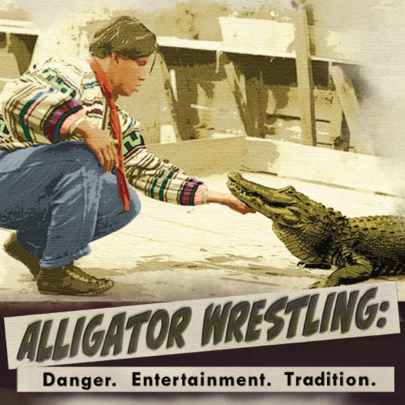Alligator Wrestling Exhibit square