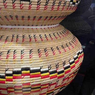 Seminole Sweetgrass basket