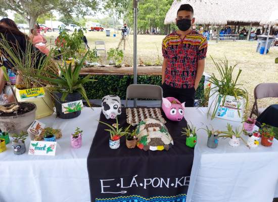 Earth Day Ahfachkee presenter